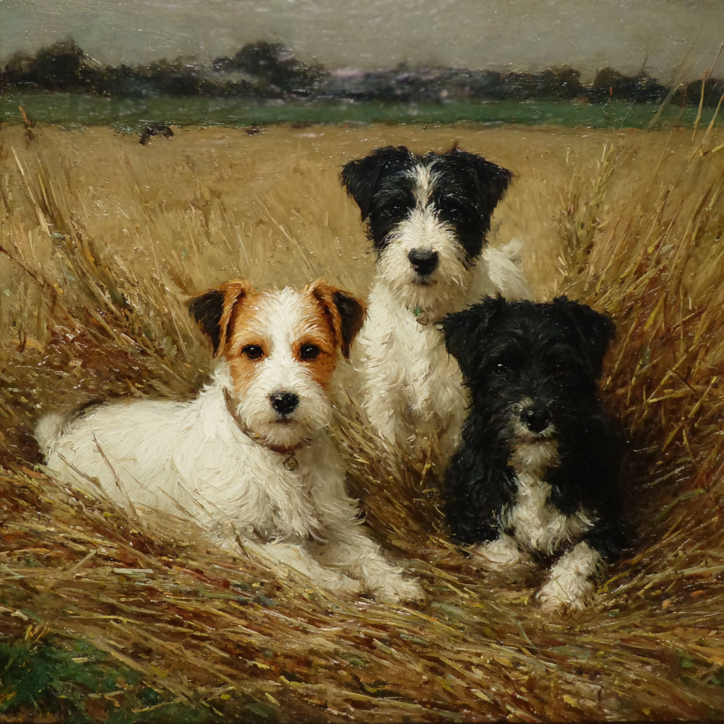 drie kleine honden