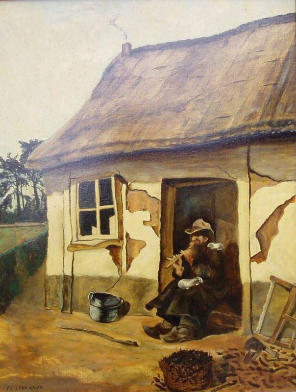 Pietermanneke in de voordeur