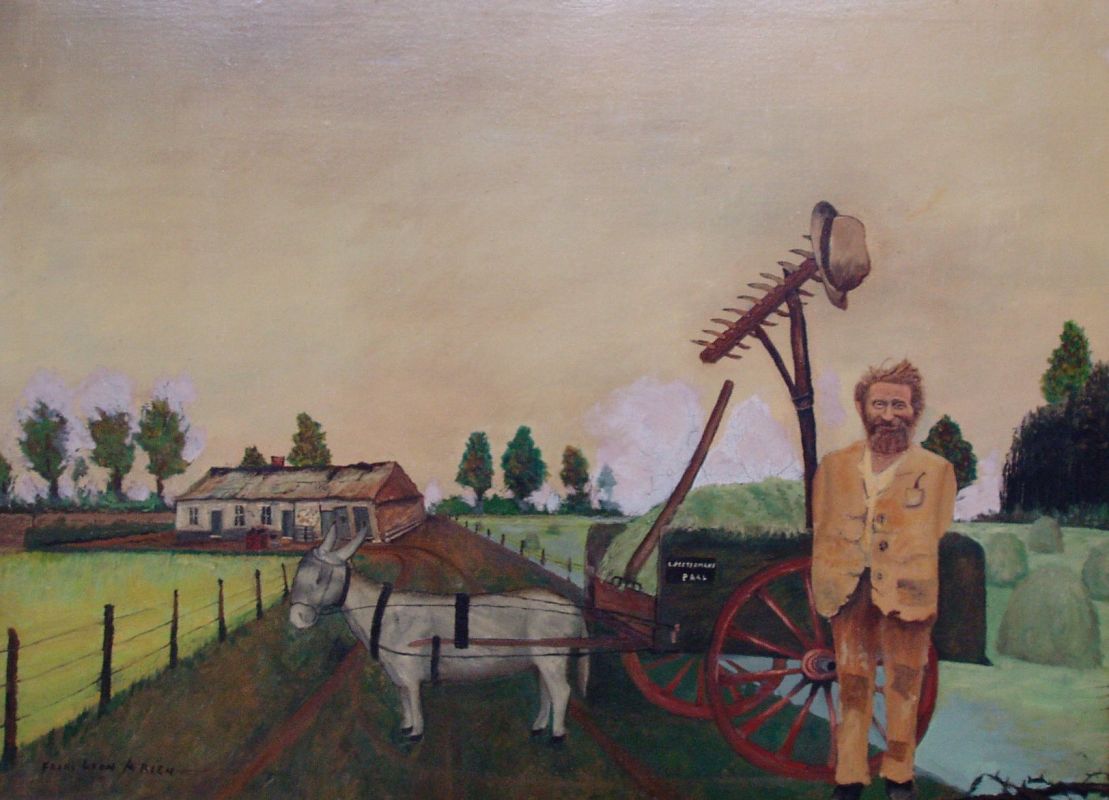 Pietermanneke met kar en ezel