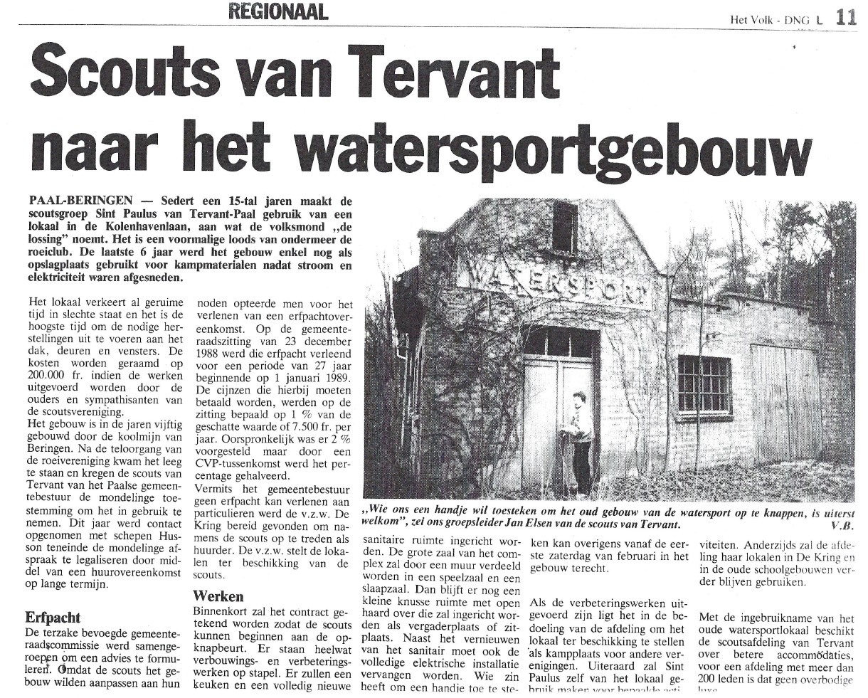 ScoutsTervantKrantenknipsel 1989 Boothuis2